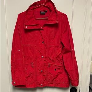 Weatherproof Women's Vibrant Red Rain Jacket